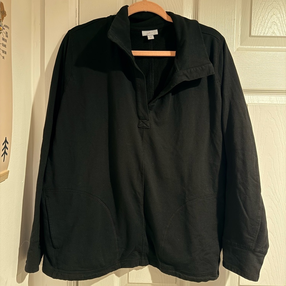 J. Jill Classic Black Top